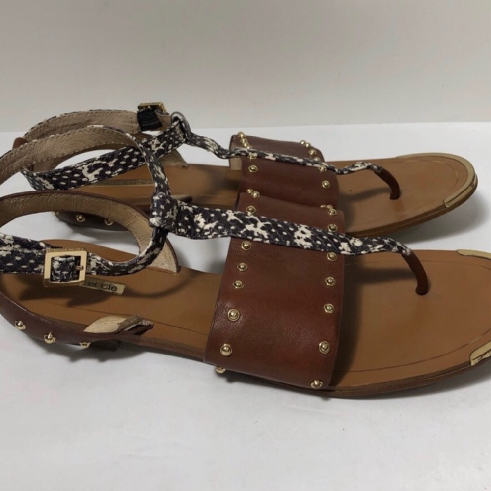 Louise et Cie leather brown sandals. Size 8.5 - Picture 2 of 7